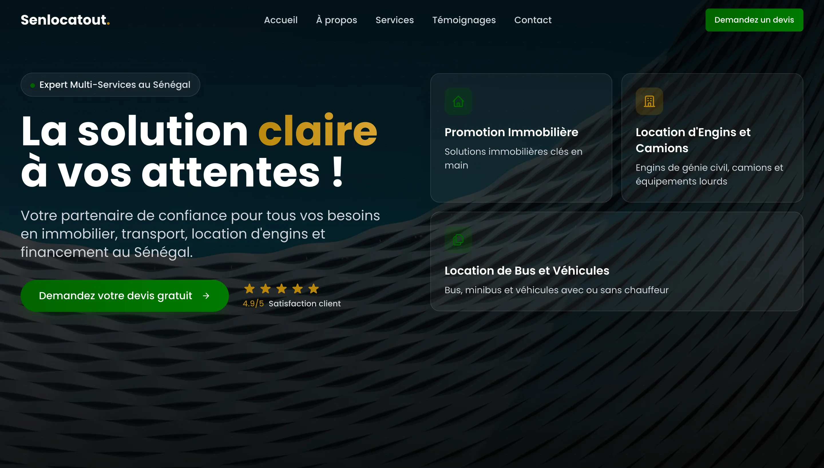 Senlocatout - Site Vitrine